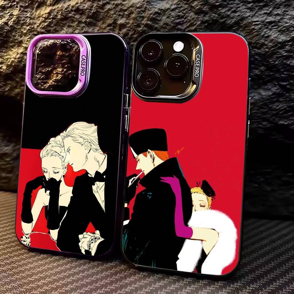 Phone Cases Louis Vuitton - V-VeilコミックK-KotteriカラフルシルバーバックフォンケースiPhone 17 16 15 14 13