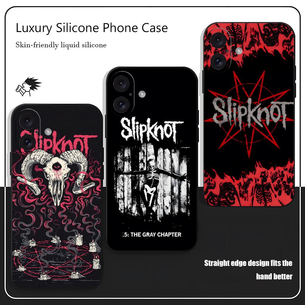 Phone Cases For Iphone 16 - S-Slipknot人気バンド iPhone 16 15 14 13