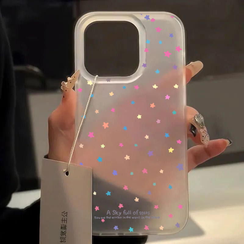 カラフルな星柄のiPhoneケース iPhone 17 14 - Phone Cases Pinterest のレビューと価格