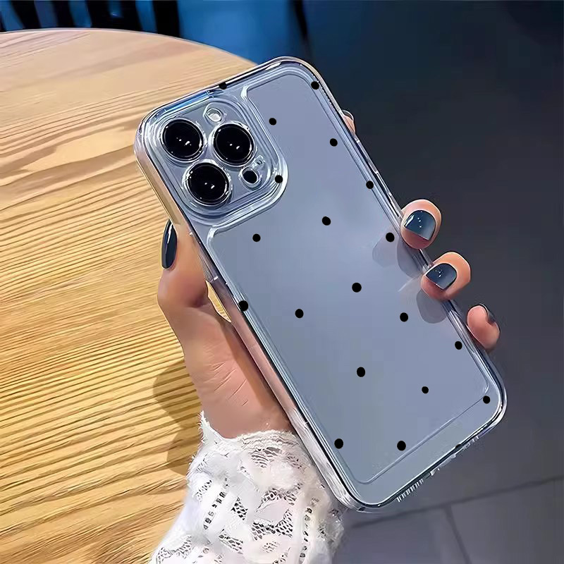シンプルな黒の小さなドット柄透明スマホケース iPhone  - Phone Cases Pinterest のレビューと価格