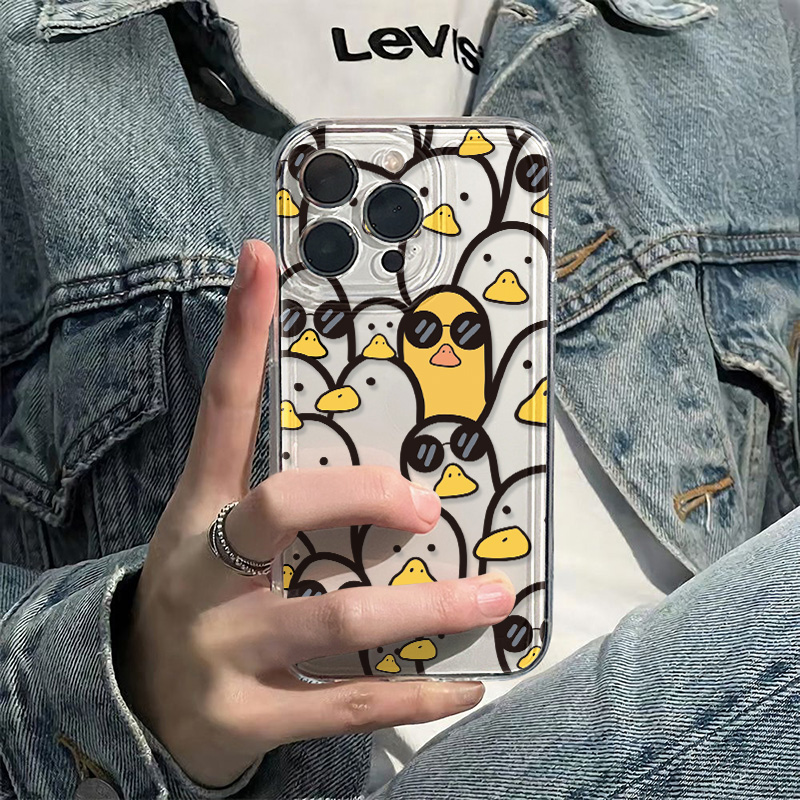 かわいい漫画のアヒル柄ケース 女の子向け iPhone 17 - Phone Cases Xr Cute のレビューと価格