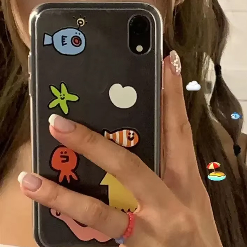 かわいい海の生き物 キュートなスマホケース iPhone 1 - Phone Cases Xr Cute のレビューと価格