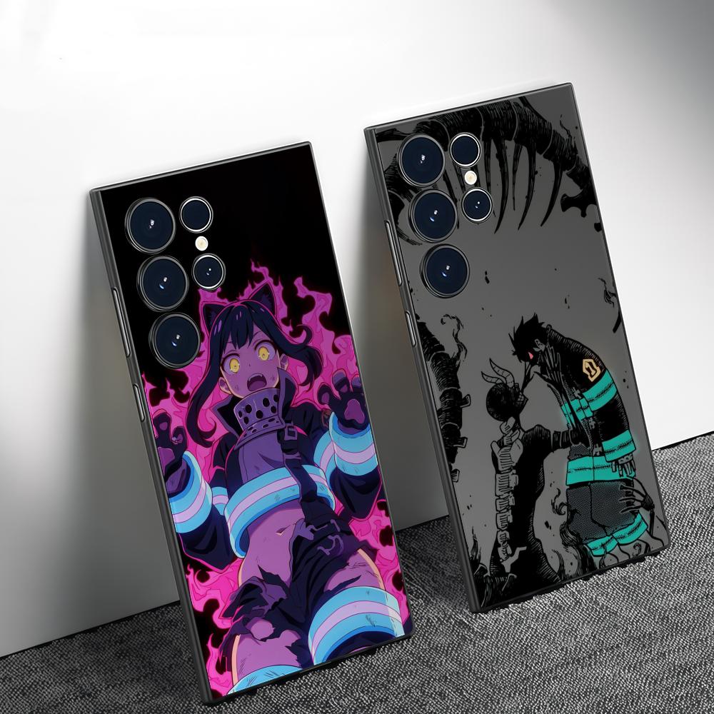 アニメ F-ファイアーフォース電話ケースサムスンギャラクシー - Phone Cases Samsung のレビューと価格