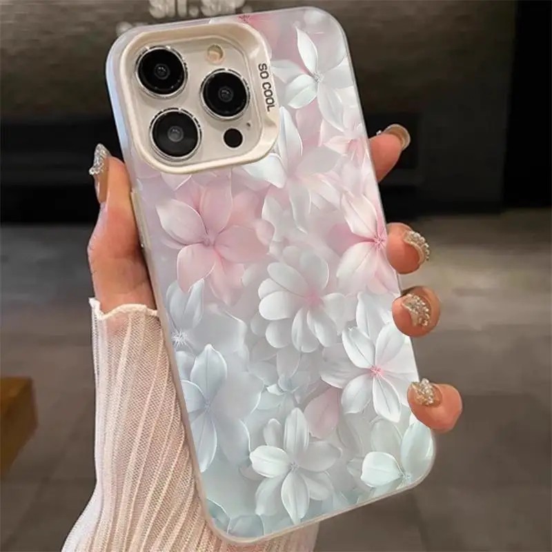 ピンクの花柄ケース iPhone 15Pro 17 16 1 - Phone Cases Durable のレビューと価格