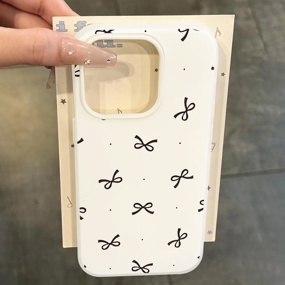 可愛いリボン柄のINS風スマホケース iPhone 17 1 - Phone Cases Durable のレビューと価格