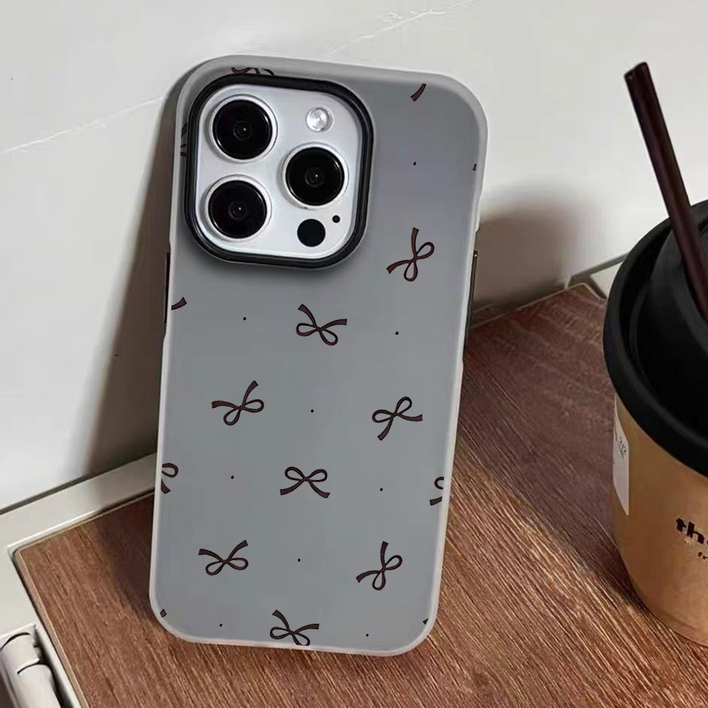 可愛いリボン柄のINS風スマホケース iPhone 17 1 - Phone Cases Durable のレビューと価格