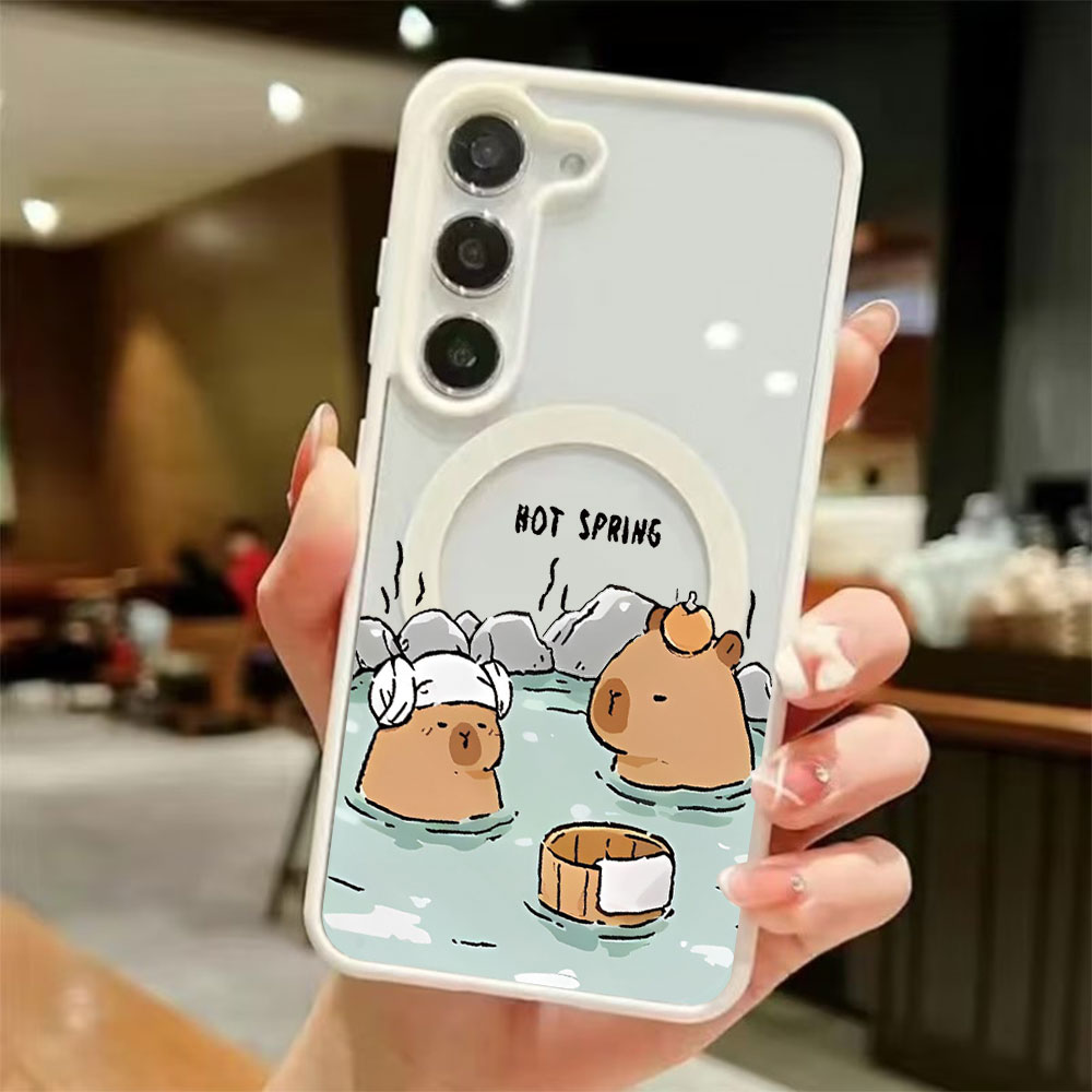 カラートランスペアレント磁気吸着スマホケース Samsung - Phone Cases Samsung S25 Ultra のレビューと価格