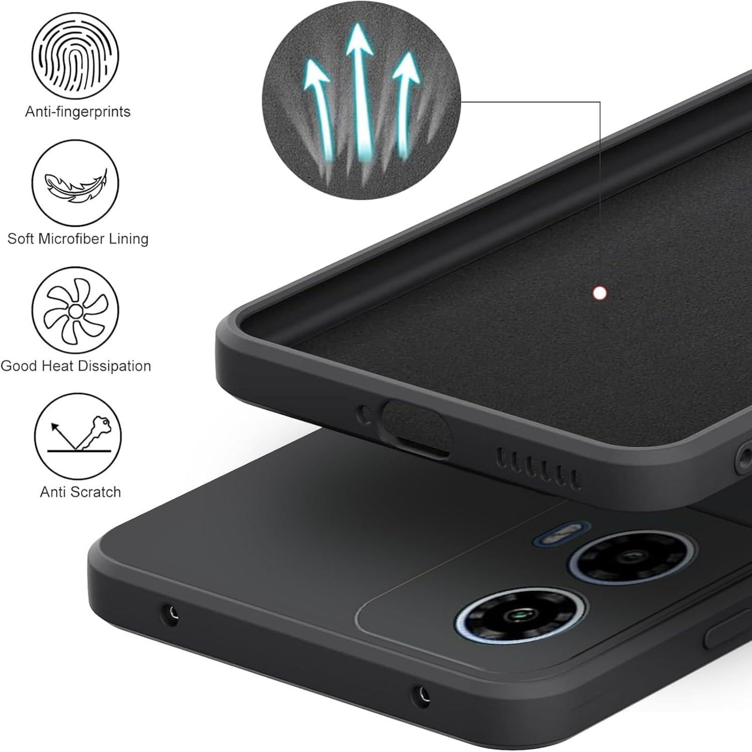液体シリコーン TPU ケースモトローラモト G85 G35 - Phone Cases Moto G 2025 のレビューと価格